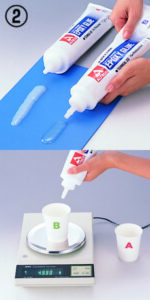  2液性エポキシ接着剤の特長と使い方－2つで1つな接着剤 Illustration 